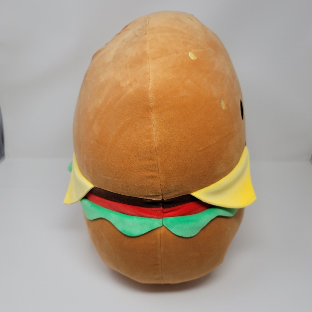 Squishmallows Carl The Cheeseburger 16" Soft Stuffed Plush Toy Gift Child Kids - Picture 4 of 10